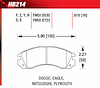 Blue 9012 Disk Brake Pads Dodge, Eagle, Mitsubishi, Plymouth - image 1