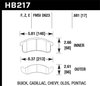 HPS Performance Brake Pads 1994-97 Camaro/Firebird - image 2
