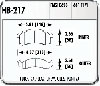 HP-Plus Performance Brake Pads 1994-97 Camaro/Firebird - image 1
