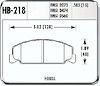 Disc Brake Pad Blue 9012 w/0.583 Thickness - image 1