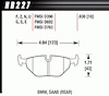 Disc Brake Pad Performance Ceramic w/0.630 Thickness
