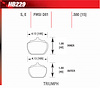 Blue 9012 Disk Brake Pads Triumph