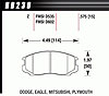 Disc Brake Pad Performance Ceramic w/0.575 Thickness - image 1