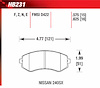 Blue 9012 Disk Brake Pads for Nissan, 240SX - image 1