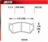Blue 9012 Disk Brake Pads for Nissan 200SX, fits Sentra - image 1