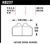 Disc Brake Pad DTC-15 w/0.480 Thickness - image 1