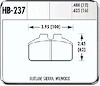 Performance Brake .480 PADS/COMPOUND M - image 1