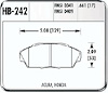 Hawk High Performance Front Brake Pads Fits: 90-93 Integra