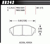 Disc Brake Pad Performance Ceramic w/0.661 Thickness - image 1