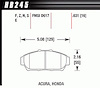 Disc Brake Pad Performance Ceramic w/0.631 Thickness - image 1