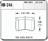 Performance Brake HPS PAD D473 FORD/MAZ/MER - image 1