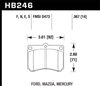 Performance Brake HPS PAD D473 FORD/MAZ/MER - image 2