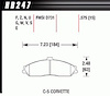 Disc Brake Pad Performance Ceramic w/0.575 Thickness - image 1