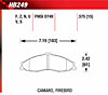 Blue 9012 Disk Brake Pads Chevy Camaro, Pontiac Firebird - image 1