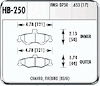 HPS Performance Brake Pads 1998-2000 Camaro/Firebird - image 1
