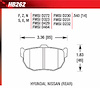 Blue 9012 Disk Brake Pads for Hyundai Elantra, Tiburon, for Kia Spectra, for Nissan 2005X, 2405X, 280ZX, 300ZX, Maxima, Stanza - image 1