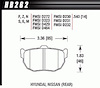 Disc Brake Pad HT-10 w/0.540 Thickness - image 1