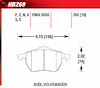 Blue 9012 Disk Brake Pads Audi, Volkswagen - image 1