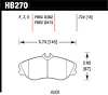 Disc Brake Pad Blue 9012 w/0.724 Thickness - image 1