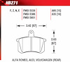 Blue 9012 Disk Brake Pads Alfa Romeo, Audi, Volkswagen - image 1