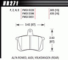 Disc Brake Pad Performance Ceramic w/0.635 Thickness - image 1