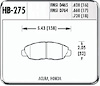 HP-Plus Performance Brake Pads 1990-2011 Acura/Honda - image 1