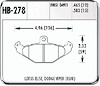 Performance Brake HPS PAD D491 VIPER (R)