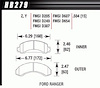 Disc Brake Pad LTS w/0.594 Thickness - image 1