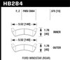Disc Brake Pad Performance Ceramic w/0.575 Thickness - image 2