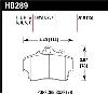 Disc Brake Pad DTC-05 w/0.610 Thickness - image 1