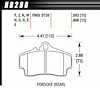 Disc Brake Pad HT-10 w/0.583 Thickness