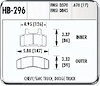 HPS Performance Brake Pads 1988-89 GM CK25/35 - image 1