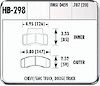 Performance Brake HPS PAD D459 GM/DOD TRK - image 1