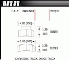 Disc Brake Pad LTS w/0.787 Thickness - image 1