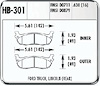 Disc Brake Pad Performance Ceramic w/0.630 Thickness - image 1