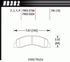 Disc Brake Pad Performance Ceramic w/0.700 Thickness - image 1