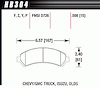 Disc Brake Pad Performance Ceramic w/0.598 Thickness - image 1