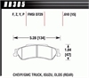 Disc Brake Pad Performance Ceramic w/0.610 Thickness - image 1