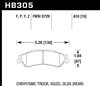 Disc Brake Pad Performance Ceramic w/0.610 Thickness - image 3