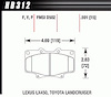 Disc Brake Pad LTS w/0.591 Thickness - image 1
