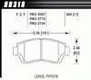 Disc Brake Pad Performance Ceramic w/0.669 Thickness - image 1