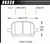Disc Brake Pad Performance Ceramic w/0.669 Thickness - image 1