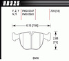 Disc Brake Pad HT-10 w/0.720 Thickness