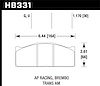 DTC-80 BRAKE PADS AP Racing Brembo - image 1