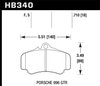 Disc Brake Pad HPS Performance Street w/0.710 Thickness - image 3