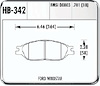 HPS Performance Brake Pads 1999-2003 Ford Windstar - image 1