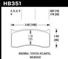 Disc Brake Pad HT-14 w/0.620 Thickness - image 3