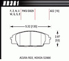 Disc Brake Pad Performance Ceramic w/0.622 Thickness - image 1