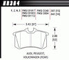 Disc Brake Pad Performance Ceramic w/0.587 Thickness - image 1