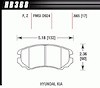 Disc Brake Pad Performance Ceramic w/0.665 Thickness - image 1